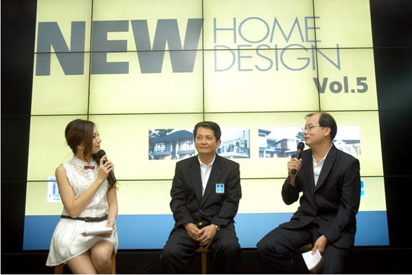 คุณวิบูล จันทรดิลกรัตน์ แถลงข่าวงานรับสร้างบ้าน 2011